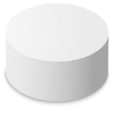 Image of 10&quot; inch Diameter Round Cake Polystyrene Modelling Dummy 6&quot; Deep