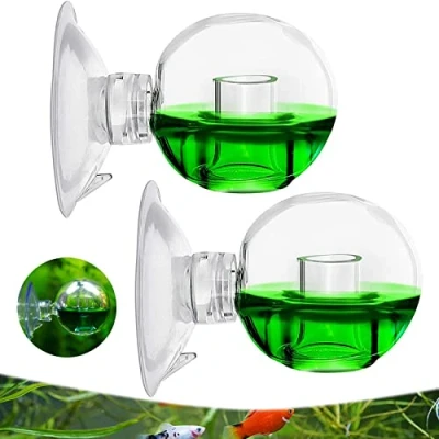 Image of PhoenixDN Pack of 2 aquarium CO2 monitor, test drop checker aquarium, glass tester, for freshwater aquariums, planted fish tank