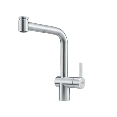 Image of Franke Kitchen sink tap made spout Atlas NEO Pull out Spray stainless steel 115.0521.441, Grey