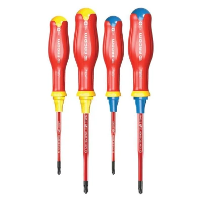 Image of Facom Screwdriver Set, Multi, 5 Pieces