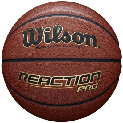Image of Wilson Unisex&#039; s Reaction Pro Basketball, Brown, 6