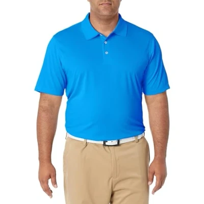 Image of Amazon Essentials Men&#039;s Regular Fit Quick Dry Golf Polo Shirt, Royal Blue, L