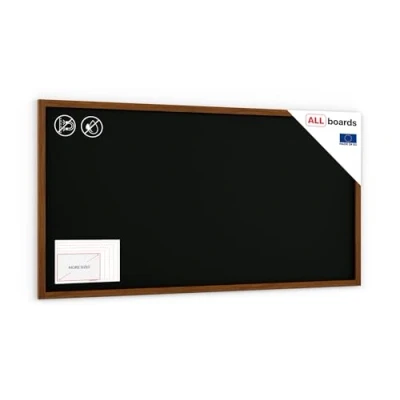 Image of ALLboards Chalkboard with Varnished Wooden Frame 200x100cm, Large Blackboard Chalk Writing Board