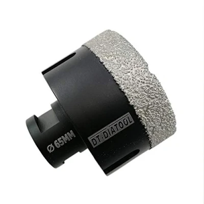 Image of DT DIATOOL Diamond Drill Bit 65mm Hole Saw for Dry Drilling Tile Porcelain Marble Ceramic Granite