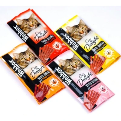Image of Webbox Cats Delight Tasty Turkey Sticks Chews Treats 12 x 6 (72 Sticks)