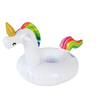 Image of Bargain Wells Inflatable Unicorn Hot tub Bath Pool Drinks Holder (With Ears)