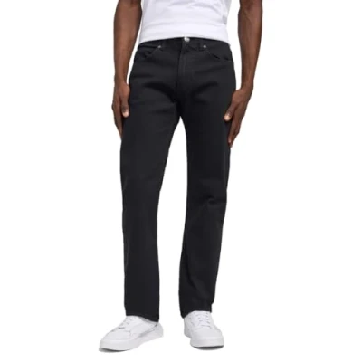 Image of Lee Mens Slim Fit Mvp Jeans, Black, 32W / 32L UK