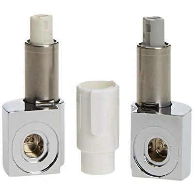 Image of Roca The Gap Replacement Soft Close Toilet Seat Hinge Set in Chrome AI0012400R