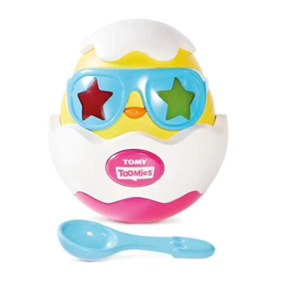 Image of Toomies E72816C Beat It Egg Musical Baby Sensory Toys with Lights and Sounds Perfect Girl Boy, Multi