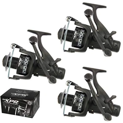 Image of 3x NEW NGT XPR 6000 10BB Carp Coarse Fishing Bait Runner Reel Deluxe Twin Handle