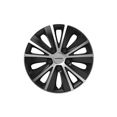 Image of Goodyear GOD9053 Bicolor Monaco HUB Cover 15&quot;, Black and Silver, 15 Inch