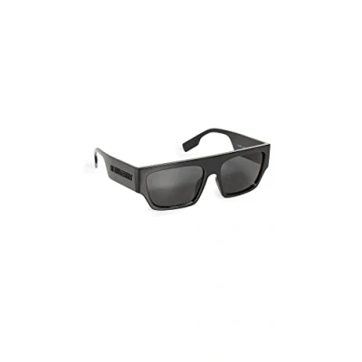 Image of Burberry Micah Sunglasses, Men&#039;s, Size: 58, Black