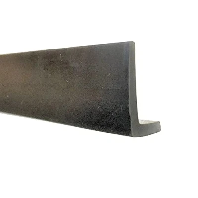 Image of L Shaped Flexible EPDM Black Rubber Extrusion Edge Protector Trim 18mm x 9mm Price Per Metre