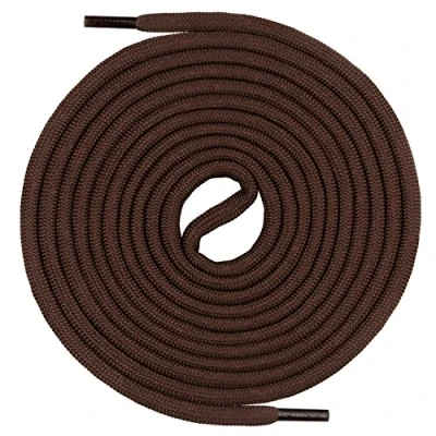Image of Mount Swiss© Hiking and Work Boot Laces Extra Strong Round Polyester Diameter 5 mm Length 70 220 cm brown