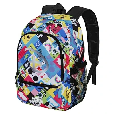 Image of Disney 100 Collage FAN Fight Backpack 2.0, Multicolour, 18 x 31 44 cm, Capacity 24 L