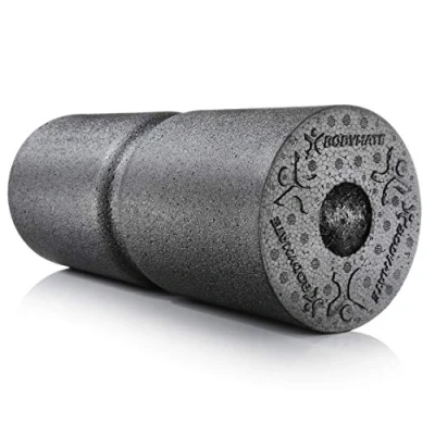 Image of BODYMATE CARE Medium Hard Foam Roller 35 x 14 cm for Spine Relief + free E Book