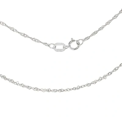 Image of Carissima Gold Women&#039;s 9 ct Rose 1.1 mm Twist Curb Chain Necklace of Length 51 cm/20 Inch