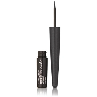 Image of MAYBELLINE Master Precise Ink Metallic Liquid Eyeliner, Black Comet 0.06 oz. (1.7 ml)
