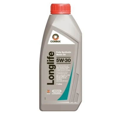 Image of P000314 Engine Oil COMMA Longlife GML1L 5W 30 1l Synthetic VOLKSWAGEN: Golf 5, 7, Polo V Hatchback, MERCEDES BENZ: C Class Saloon