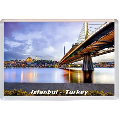 Image of Baked Bean Store Istanbul Turkey 96 x 67mm Jumbo Fridge Magnet/Magnets BBSFHM289
