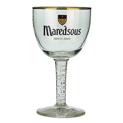 Image of Maredsous Beer Chalice Glass 33cl Official