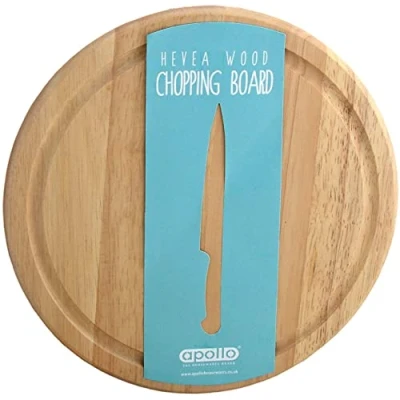 Image of Apollo 25cm Rubberwood Bread Board,Brown