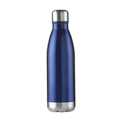 Image of eBuyGB Unisex Adult Double Walled Metal Flask Blue, 500 ml