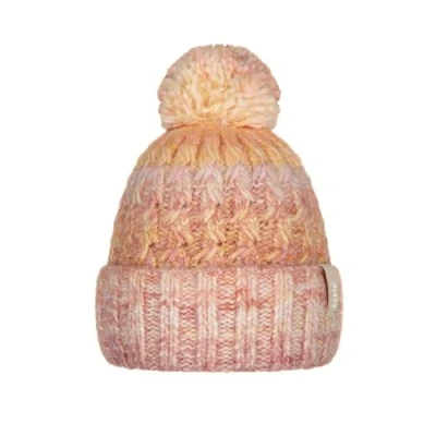 Image of Barts Catbird Pompom Hat Beanie with Cuff Women&#039;s (One Size Orange)
