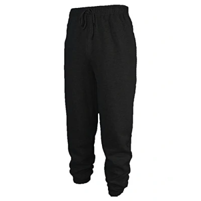 Image of Smart Wear Mens Fleece Jogging Bottoms Gym Pants Trousers Casual Sizes S XXL, 4 Colours (XXLarge, Black)