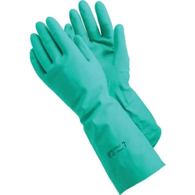 Image of Ejendals 48 Tegera Green Nitrile Coated Glove 45cm Size 10