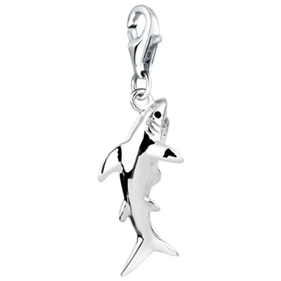 Image of Nenalina Charm big shark pendant in 925 sterling silver for all popular charms, 713811 000