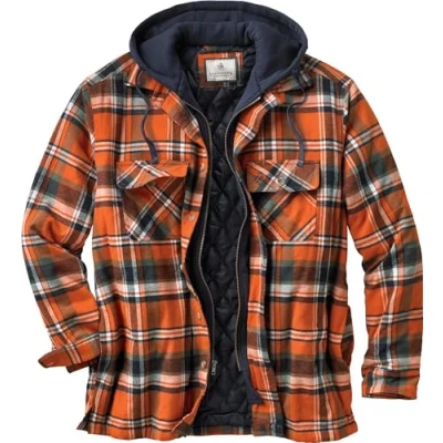 Image of Legendary Whitetails Men&#039;s Maplewood Hooded Shirt Jacket, Tomahawk Plaid, 3X Large