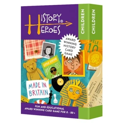 Image of History Heroes: CHILDREN Quiz Card Game for Kids, Adults, Night Family Friendly, Fun &amp; Educational Party About Famous Young People in