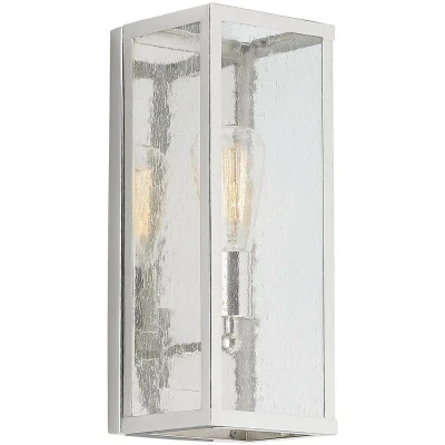 Image of Harrow 1 Light Indoor Candle Wall Polished Nickel, E27