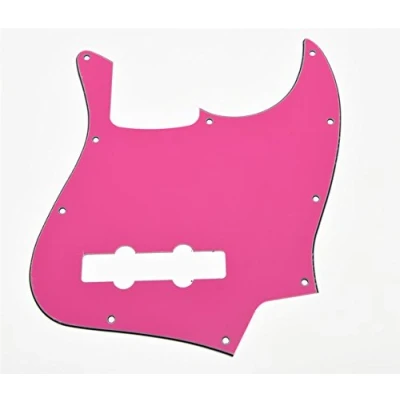 Image of Dopro Jazz Bass J Pickguard for USA/Mexican 4 String FD Pink 3 Ply