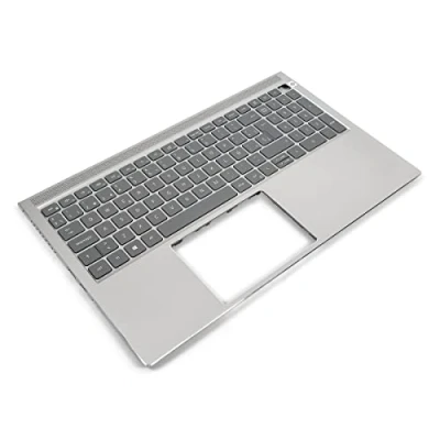Image of Dell Inspiron 7510 Palmrest &amp; SPANISH Backlit Keyboard 0W9W9W + 03VJJ0 (8MXY6) (Renewed)