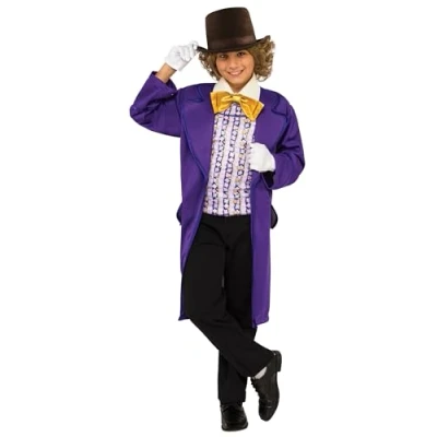 Image of Rubie&#039;s 620933S000 Willy Wonka Childs Costume CHARLIE AND CHOCOLATE FACTORY, 3 5 Years