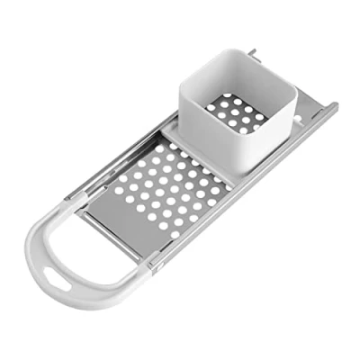Image of Spaetzle Maker, Pasta Maker Machine Silver Wellness Comfortable Grip Salty and Sweet Uniform Stainless Steel Plastic