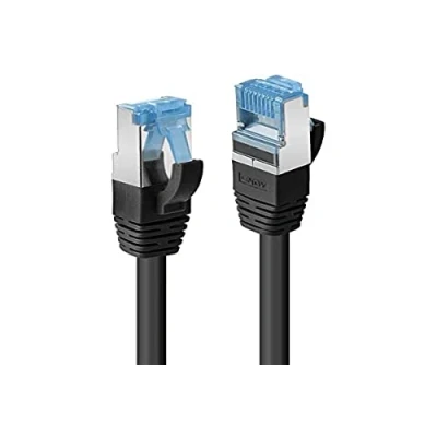 Image of LINDY Cat.6A S/FTP PIMF LSOH Patch Cable 1 m Black