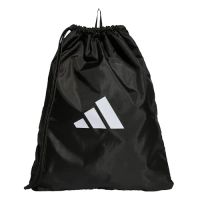 Image of adidas Performance Drawstring sports bag Black white, Size: One Size, white
