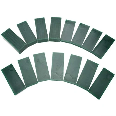 Image of Green Carving Wax, 4/6/8/21/23mm Thickness Wax Jewelry Engraving Making Tool Mold for DIY Craft Ring