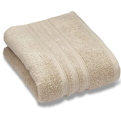 Image of Catherine Lansfield Zero Twist Soft &amp; Absorbent Cotton Bath Sheet Natural