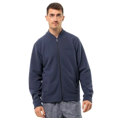 Image of Jack Wolfskin Men&#039;s Light curl JKT m Fleece Jacket, Night Blue, XXL