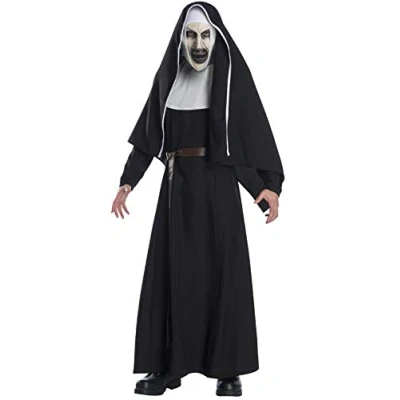 Image of Rubie&#039;s Official 821203STD000 Standard Adult Ladies Deluxe The Nun Costume Nun,Black