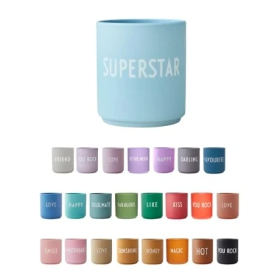 Image of Design Letters Coffee cup Christmas Gifts for Women &amp; Men Porcelain Mug Decorations, Table Decoration Presents Tea Novelty 250 Ml