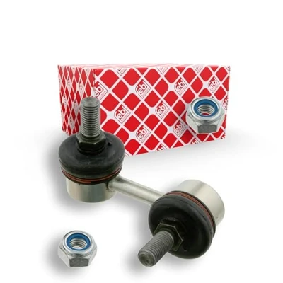 Image of 5483017010, 5483025010 Anti roll bar link FEBI BILSTEIN 24925 Front Axle Left 61mm M10 x 1,25 BMTS Turbo NEW with nuts Steel HYUNDAI: Matrix, ACCENT 2