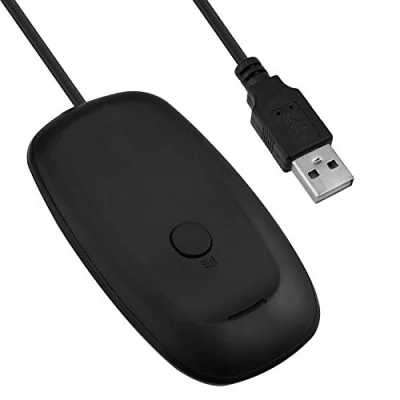 Image of Mcbazel Wireless USB 2.0 Gaming Receiver Adapter for Microsoft Xbox 360 Desktop PC Laptop Black