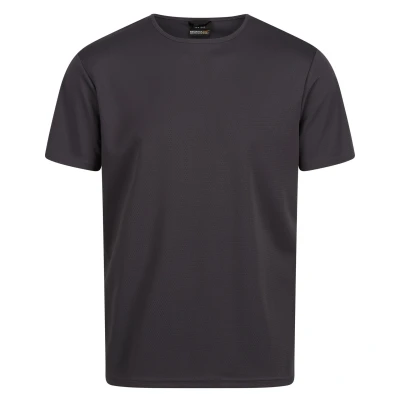 Image of Regatta Mens Pro Reflective Moisture Wicking T Shirt (Seal Grey) Size X Small