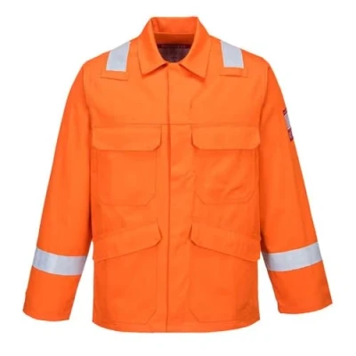 Image of Portwest Bizflame Plus Jacket, Size: 4XL, Colour: Orange, FR25ORR4XL