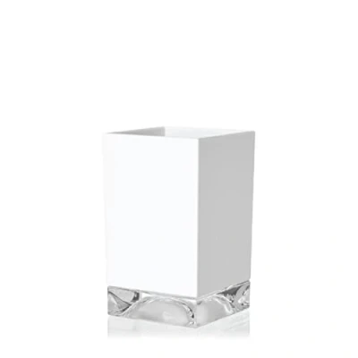 Image of Kartell Boxy Toothbrush Holder, White, 7.3 x 12 cm